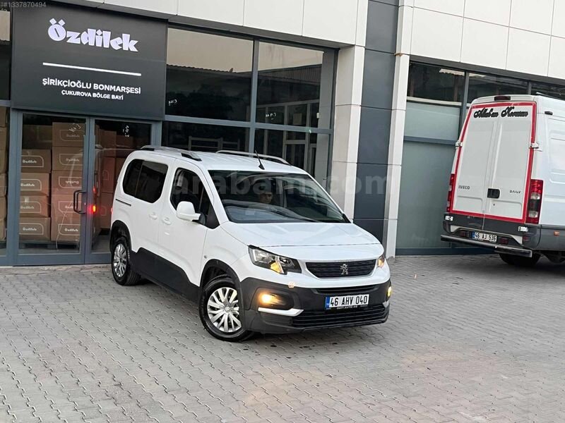 Galeriden Peugeot Rifter 1.5 BlueHDI Active 2019 Model Kahramanmaraş 205.000 km Beyaz
