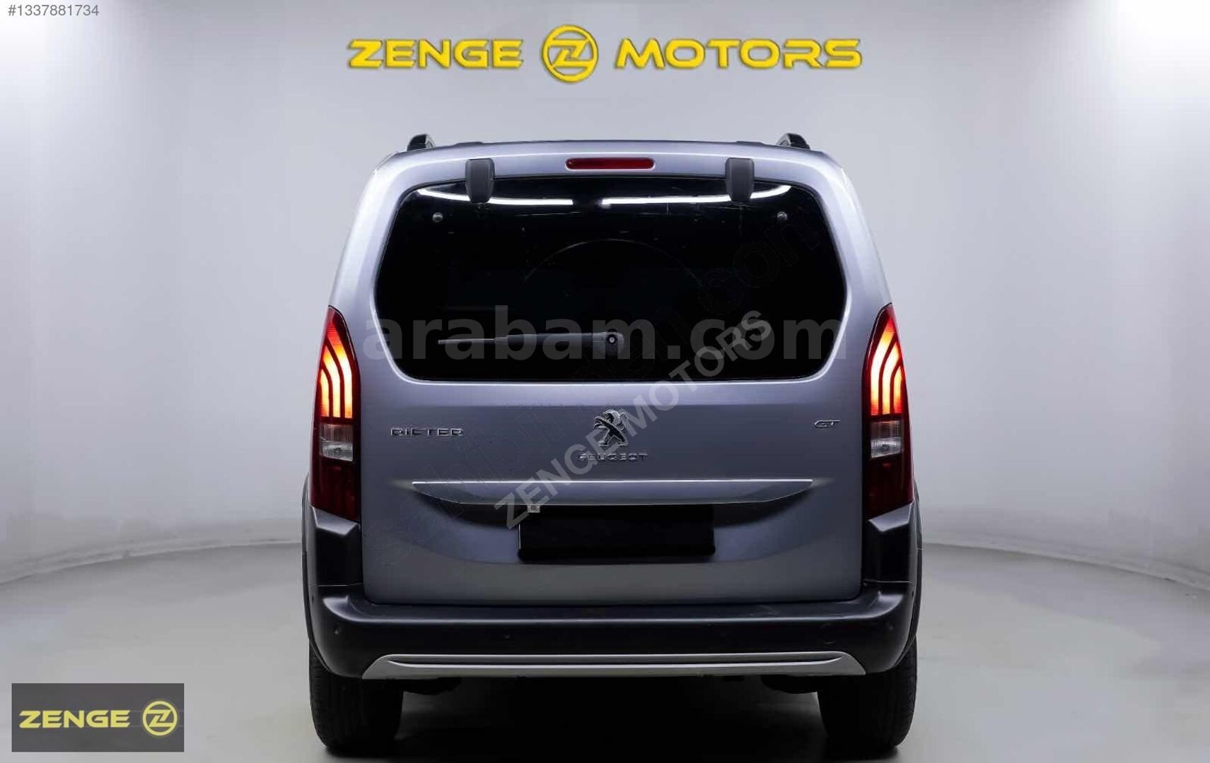 Galeriden Peugeot Rifter 1.5 BlueHDI GT 2023 Model İstanbul 60.000 km Gri 6