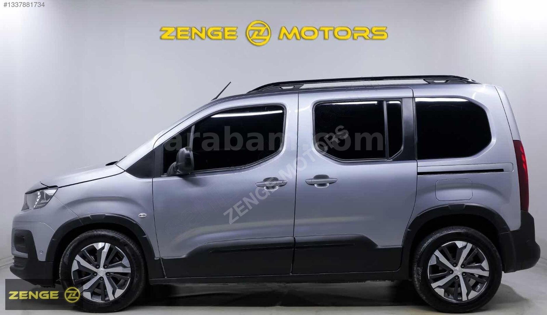 Galeriden Peugeot Rifter 1.5 BlueHDI GT 2023 Model İstanbul 60.000 km Gri 4
