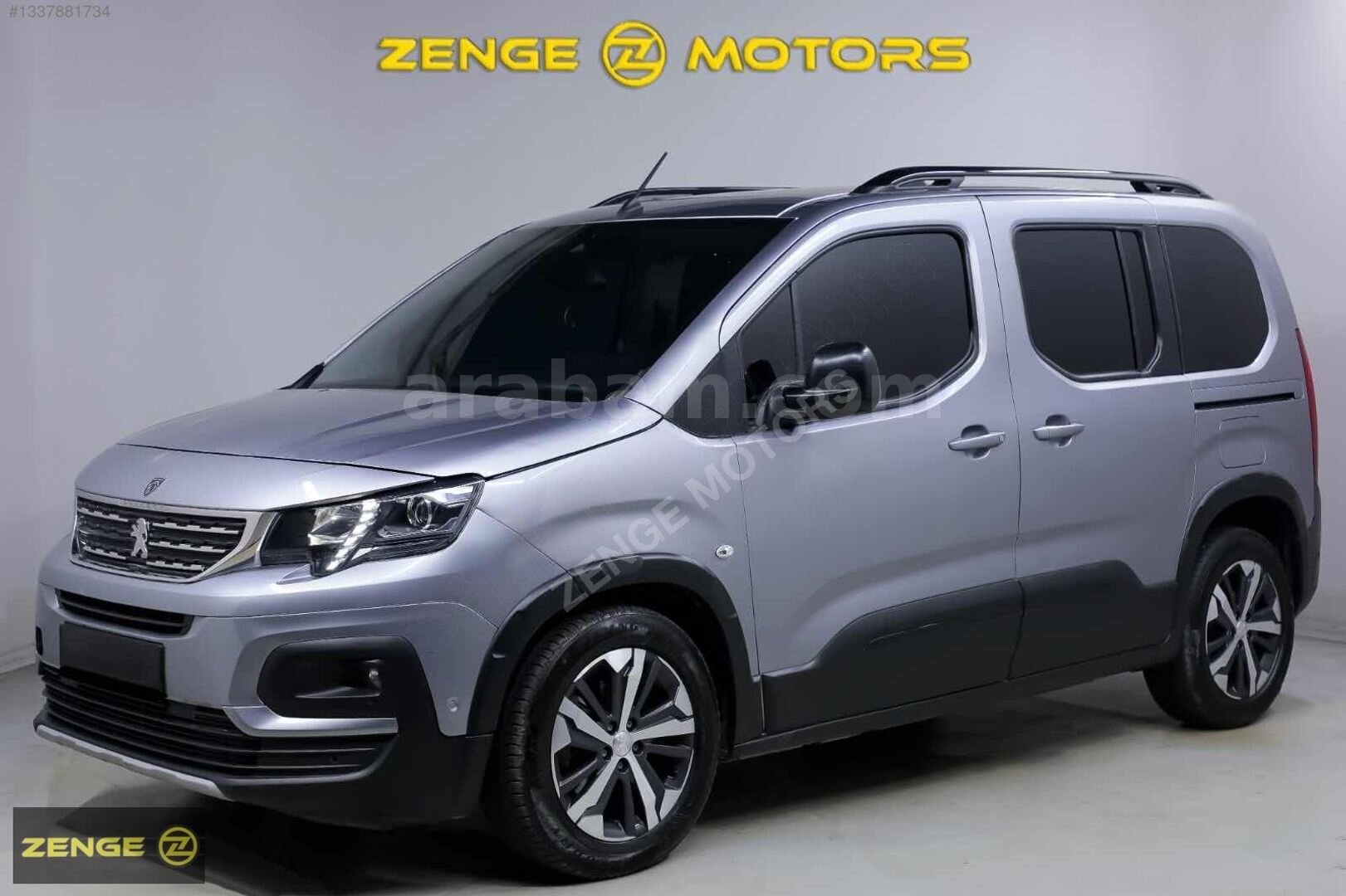 Galeriden Peugeot Rifter 1.5 BlueHDI GT 2023 Model İstanbul 60.000 km Gri 2