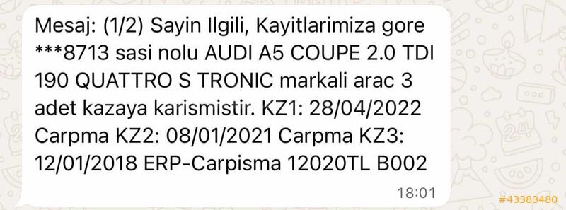 AY OTOMOTİV DEN 232 BİN KM DE BAKIMLI QUATTRO 2