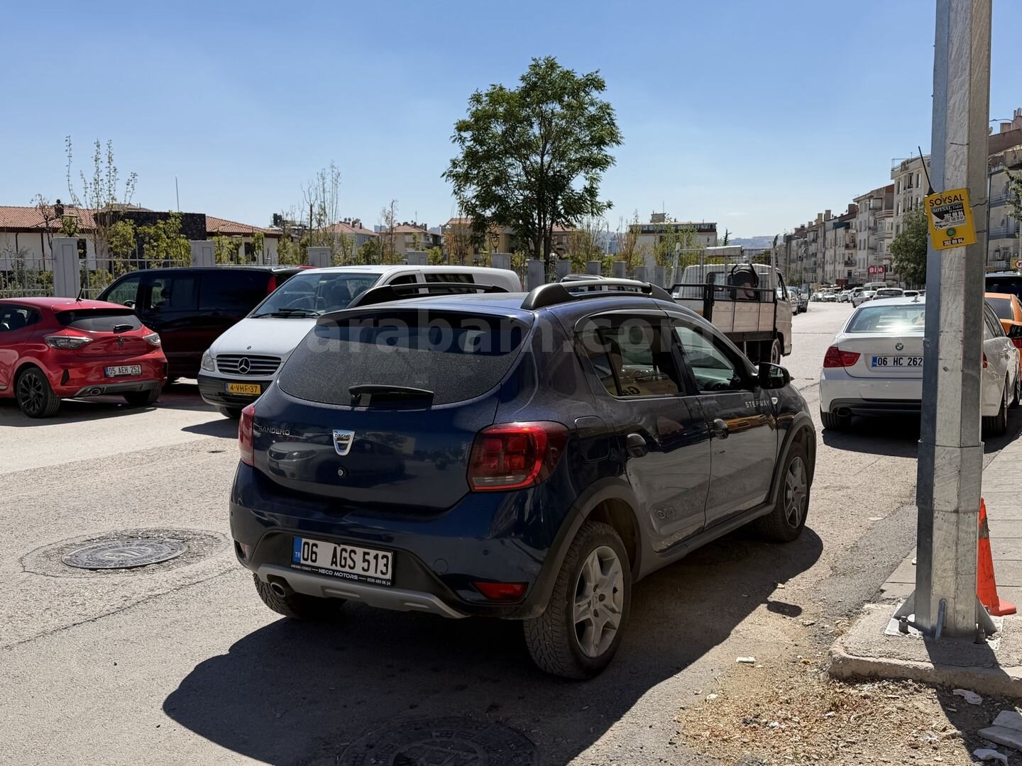 Neco Motors’Dan Dacia Sandero 1.5 dCi Stepway 2017 Model Ankara 7