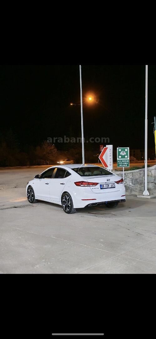 Sahibinden Hyundai Elantra 1.6 D-CVVT Style 2016 Model Ankara 117.000 km Beyaz 6
