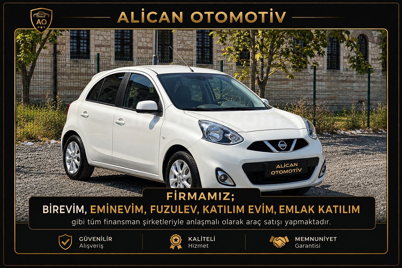 Galeriden Nissan Micra 1.2 Match 2017 Model İstanbul 50.000 km Beyaz 1