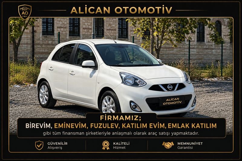 Galeriden Nissan Micra 1.2 Match 2017 Model İstanbul 50.000 km Beyaz