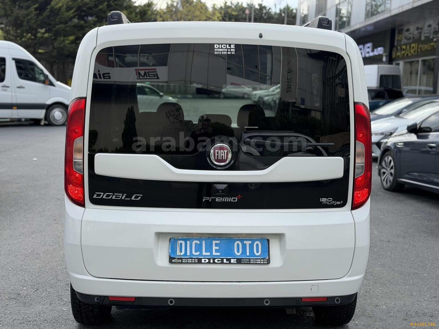 DİCLE'den 2022 DOBLO PREMİO P GERİ GÖRÜŞ HATASIZ KREDİ+TAKAS İLE 4
