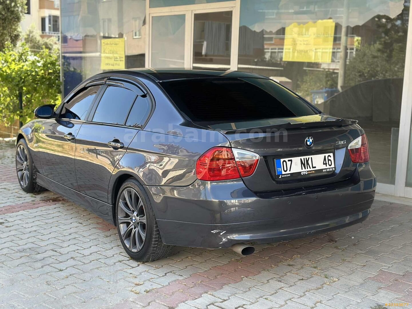 Galeriden BMW 3 Serisi 316i Standart 2006 Model Antalya 330.000 km Gri 7