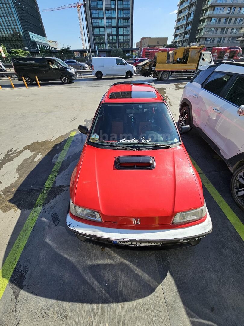 Sahibinden Honda Civic 1.4 1.4i 1990 Model İstanbul 376.000 km Kırmızı 2