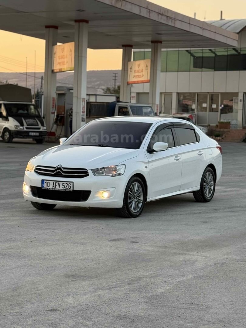 Galeriden Citroen C-Elysée 1.6 HDi Exclusive 2014 Model Gaziantep 194.000 km Beyaz 2