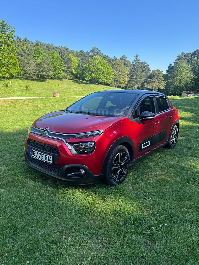 Sahibinden Citroen C3 1.2 PureTech Feel S Edition 2020 Model Bursa 41.000 km Kırmızı 1