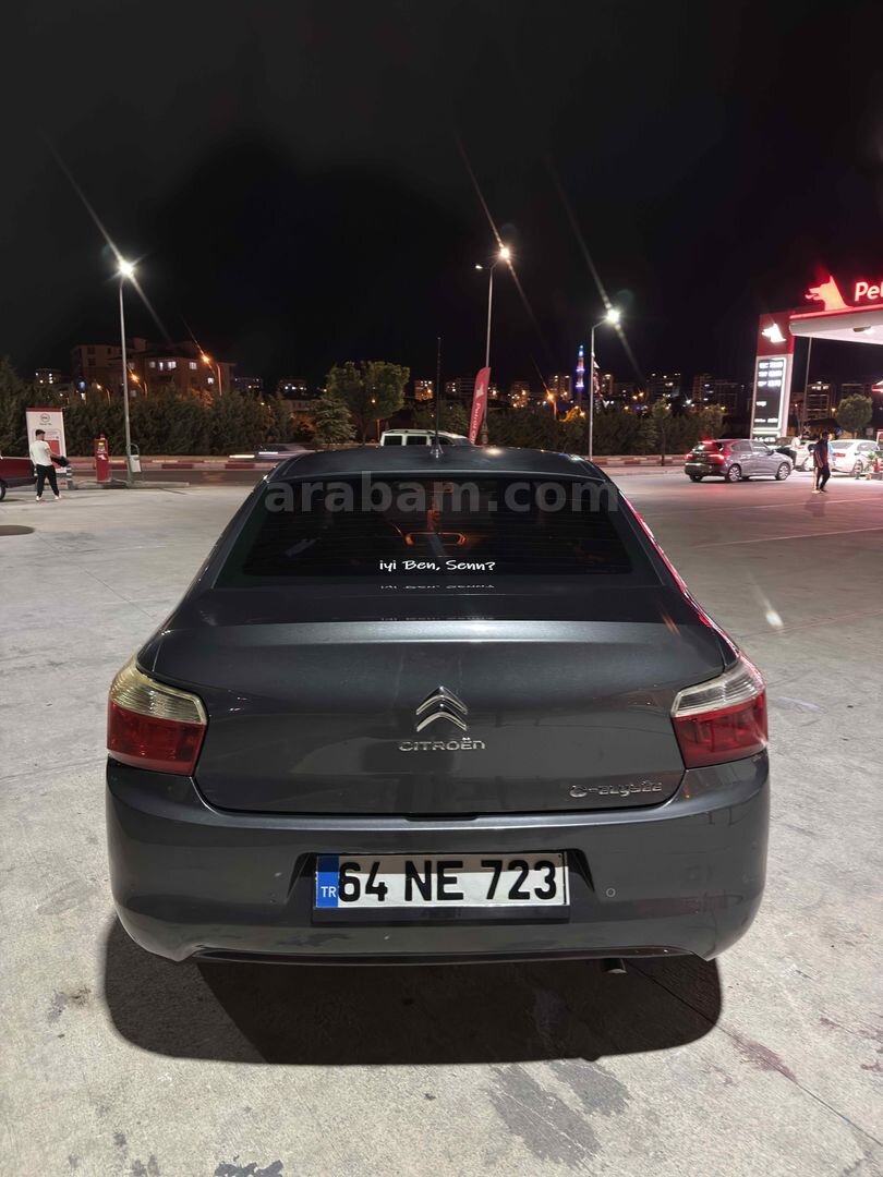 Sahibinden Citroen C-Elysée 1.6 HDi Exclusive 2012 Model Uşak 166.000 km Gri (metalik) 4