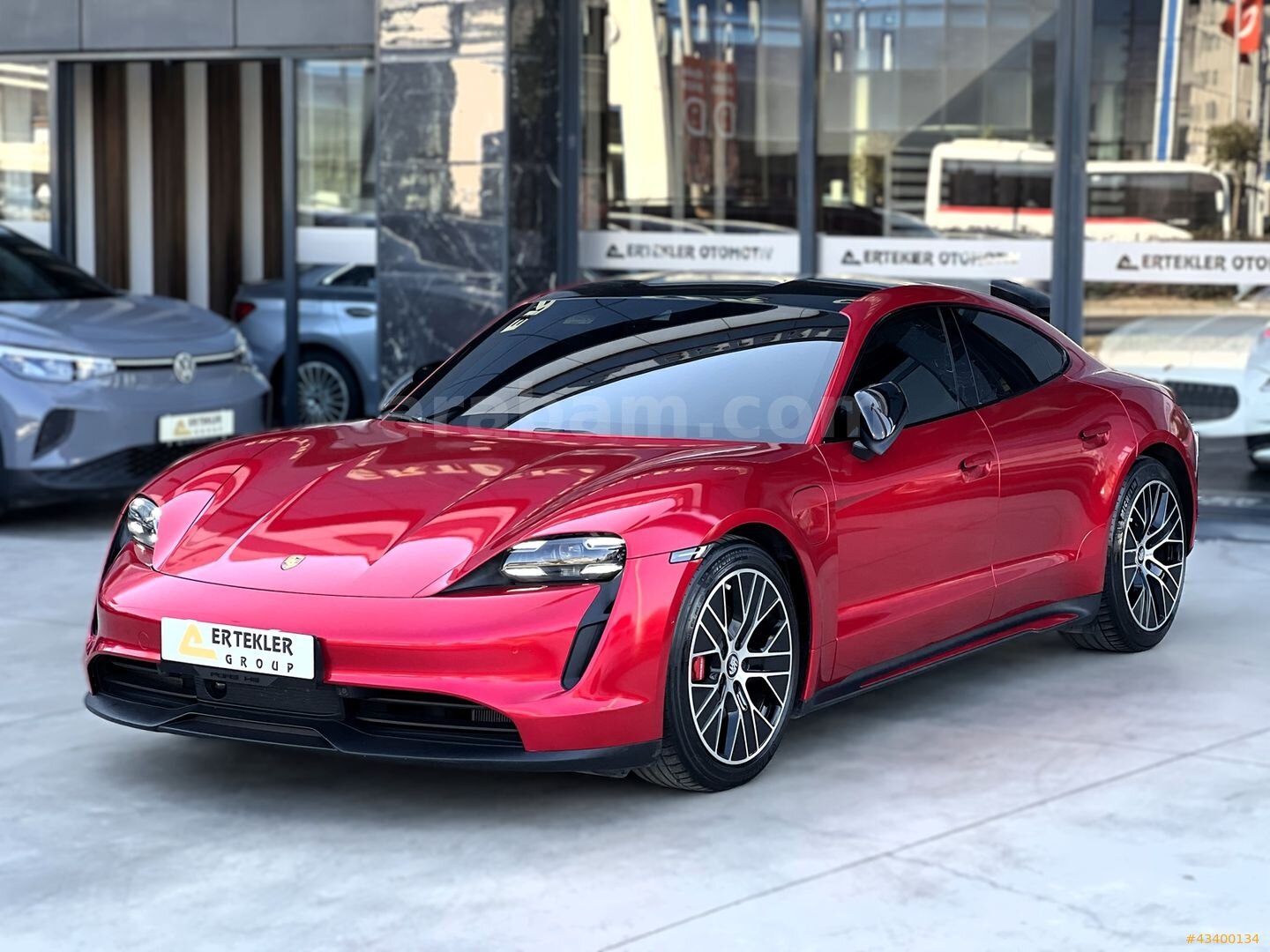 Galeriden Porsche Taycan Elektrik 4S Performance 2020 Model İzmir 50.100 km Kırmızı 4