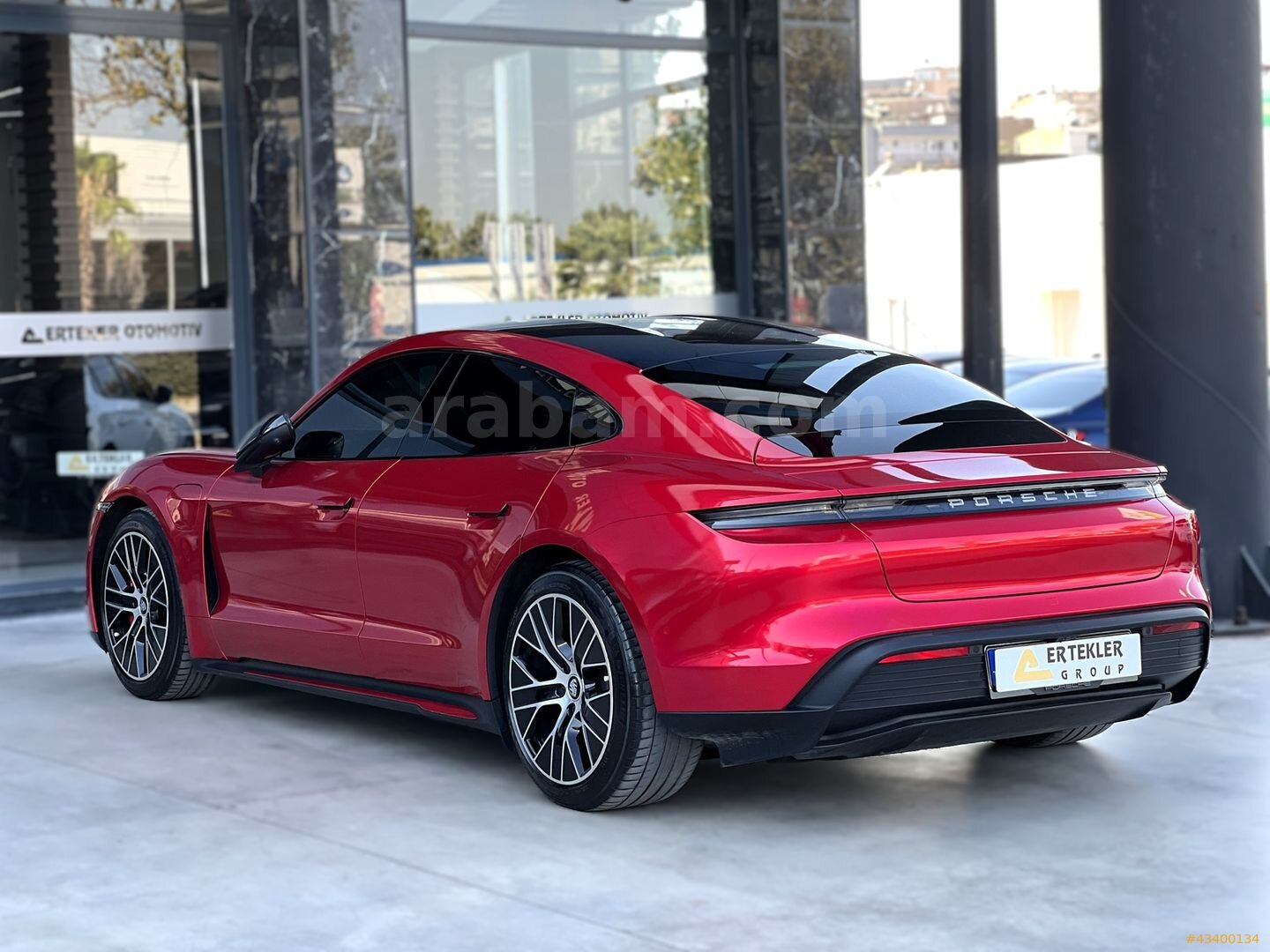Galeriden Porsche Taycan Elektrik 4S Performance 2020 Model İzmir 50.100 km Kırmızı 6