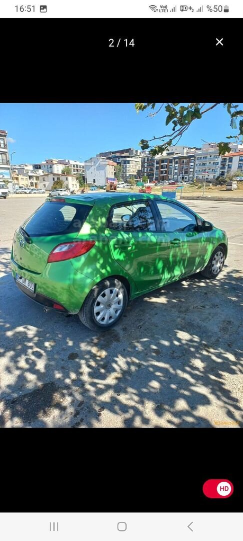Sahibinden Mazda 2 1.3 Go 2009 Model İzmir 276.000 km Yeşil (metalik) 4