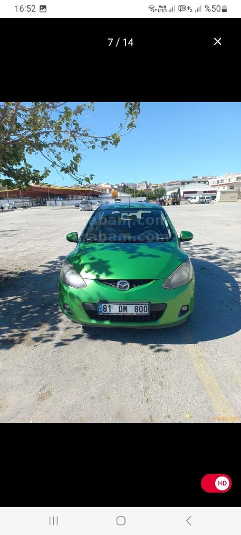 Sahibinden Mazda 2 1.3 Go 2009 Model İzmir 276.000 km Yeşil (metalik) 1