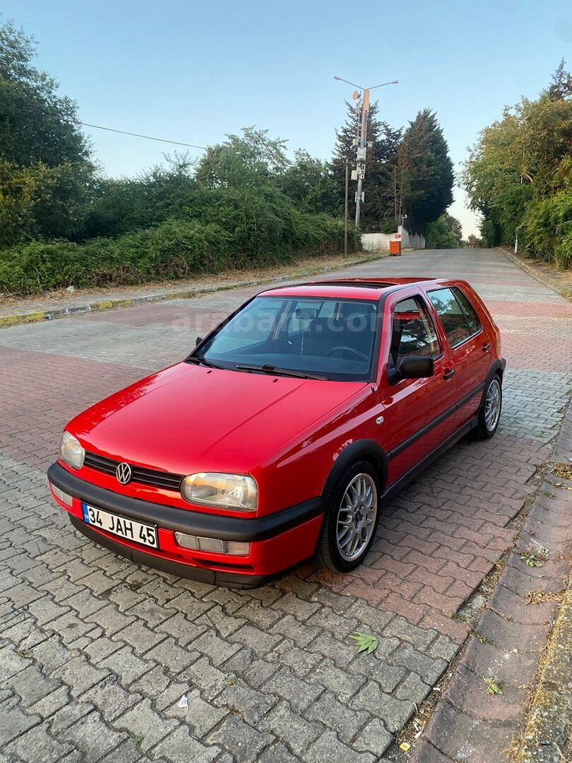 Sahibinden Volkswagen Golf 1.8 CL 1996 Model İstanbul 212.000 km Kırmızı 3