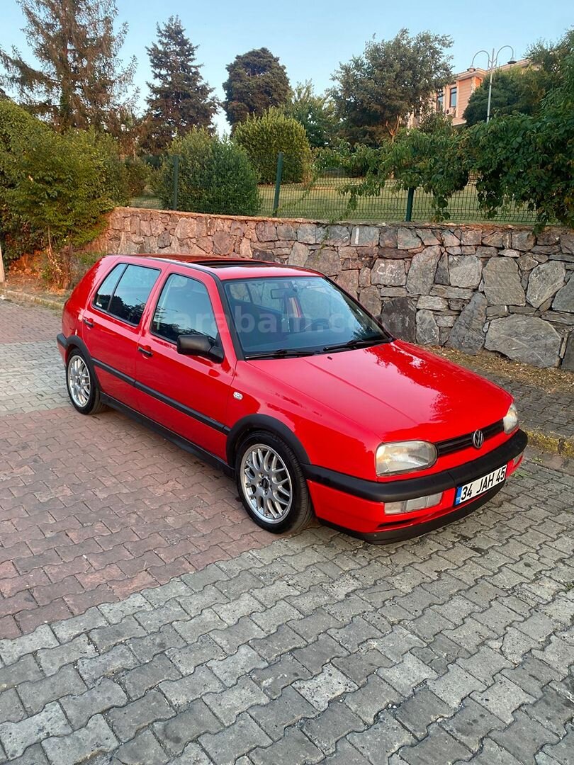 Sahibinden Volkswagen Golf 1.8 CL 1996 Model İstanbul 212.000 km Kırmızı 2