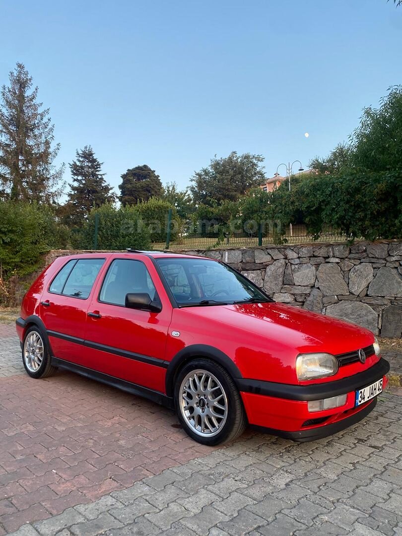 Sahibinden Volkswagen Golf 1.8 CL 1996 Model İstanbul 212.000 km Kırmızı 7