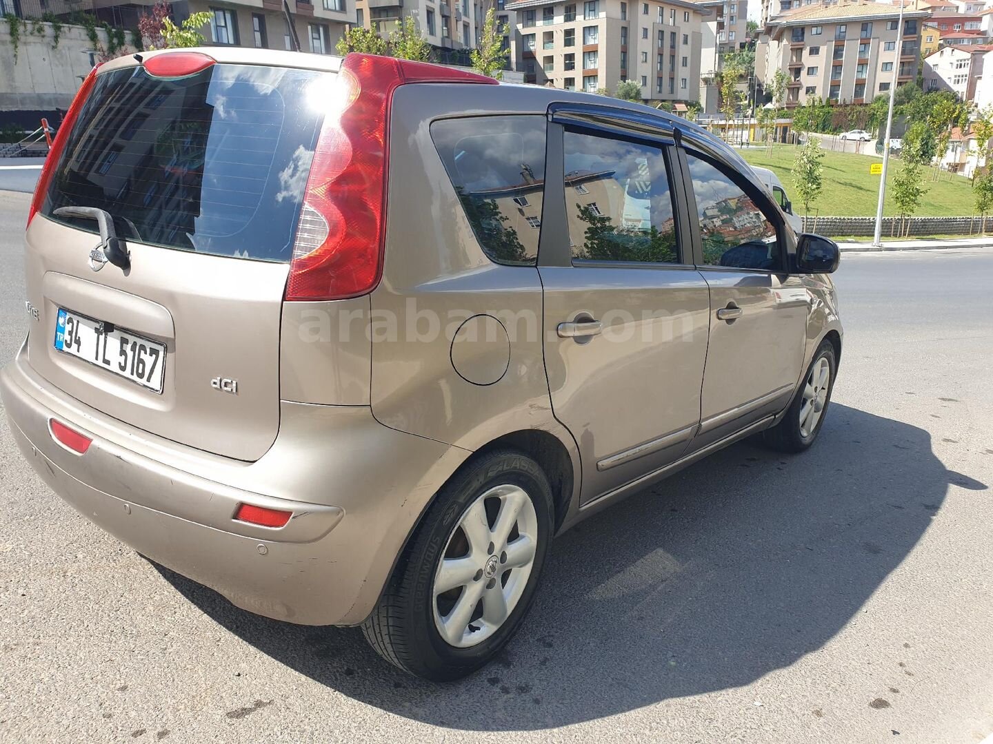 Sahibinden Nissan Note 1.5 dCi Tekna 2008 Model İstanbul 290.000 km Kahverengi 4