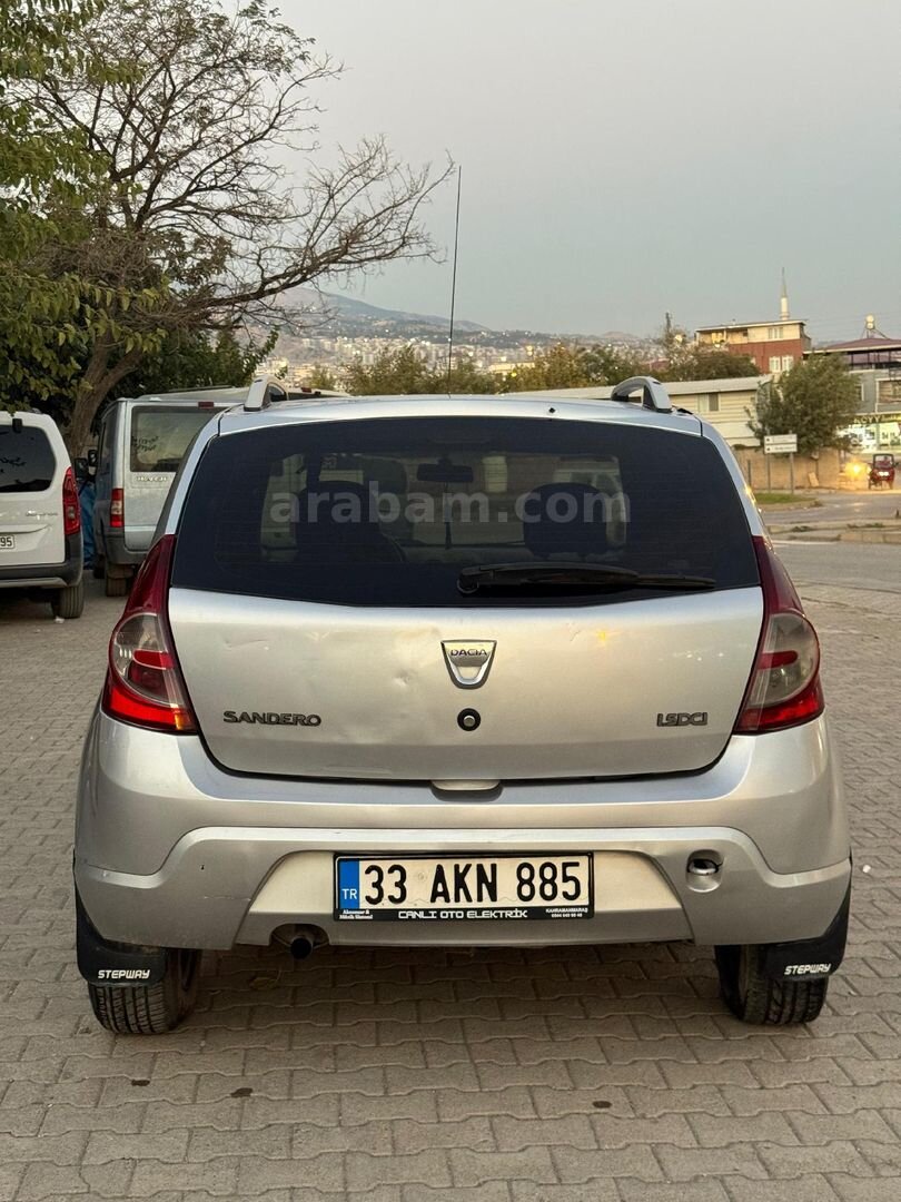 Sahibinden Dacia Sandero 1.5 dCi Stepway 2011 Model Kahramanmaraş 307.000 km Gri (Gümüş) 5