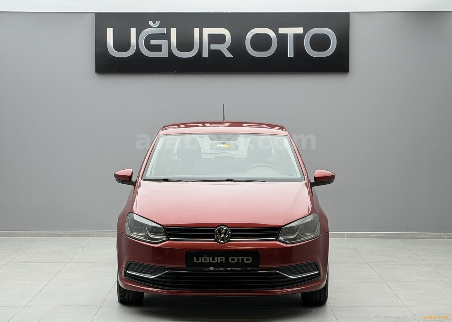 2014 VOLKSWAGEN POLO 1.4 TDI COMFORTLINE KIRMIZI M.EKRAN 2