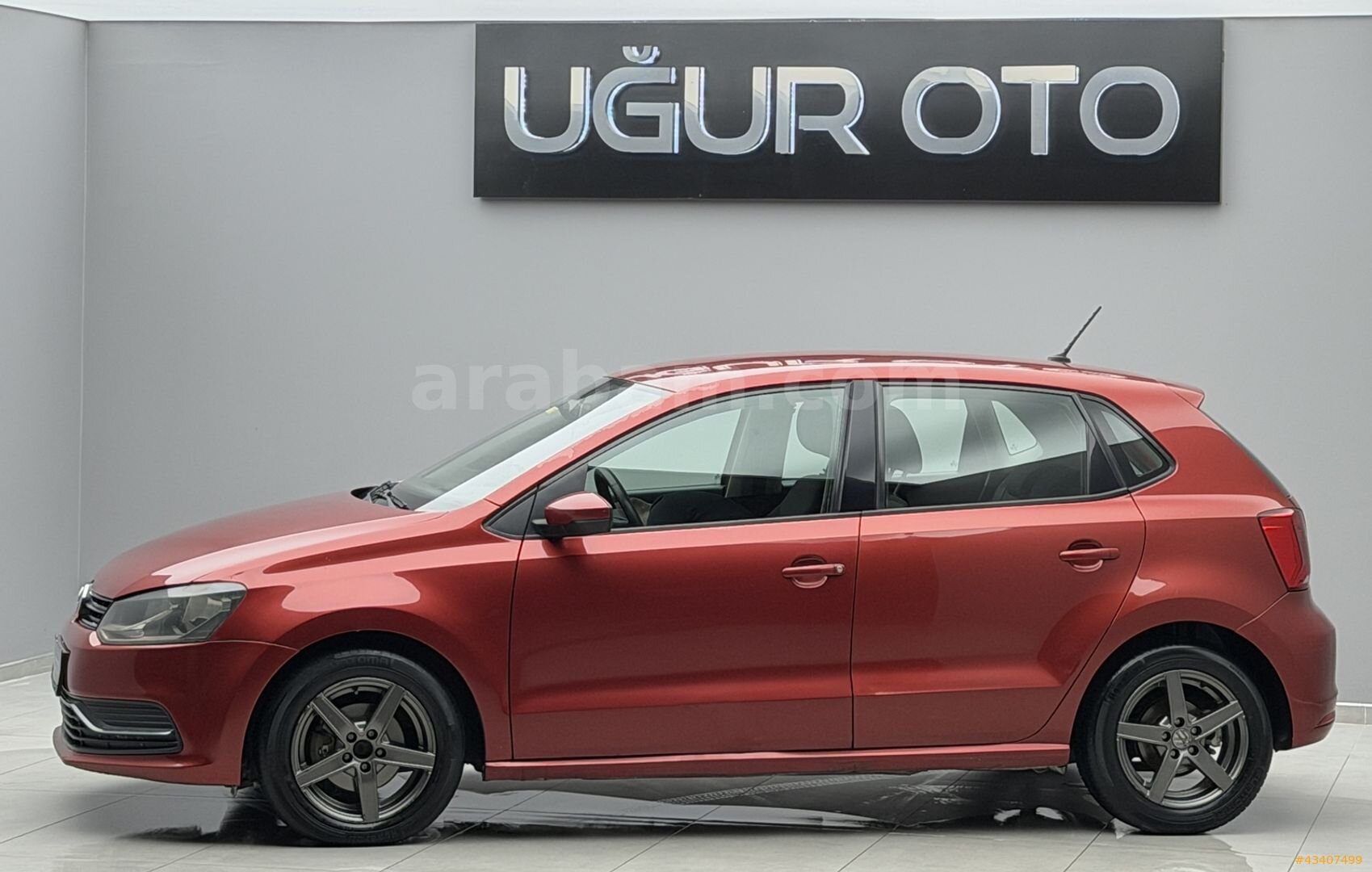 2014 VOLKSWAGEN POLO 1.4 TDI COMFORTLINE KIRMIZI M.EKRAN 1