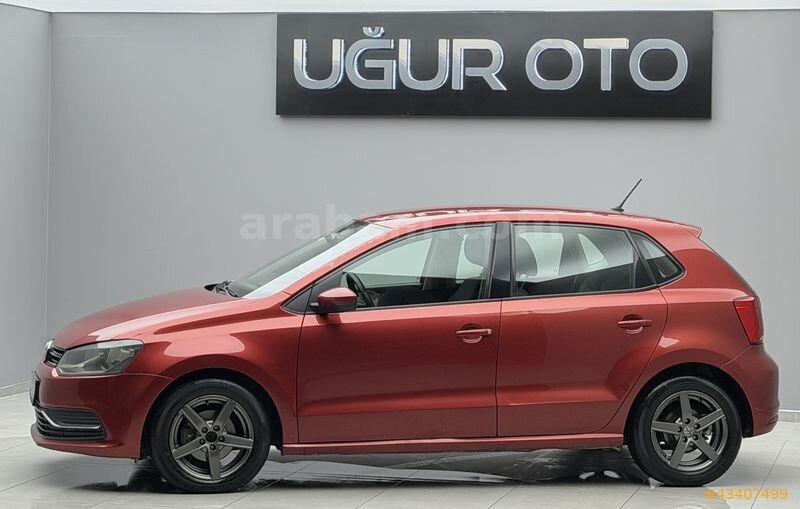 2014 VOLKSWAGEN POLO 1.4 TDI COMFORTLINE KIRMIZI M.EKRAN