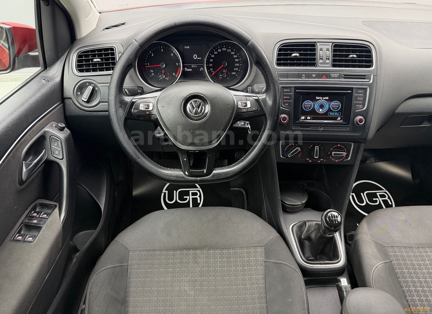 2014 VOLKSWAGEN POLO 1.4 TDI COMFORTLINE KIRMIZI M.EKRAN 7