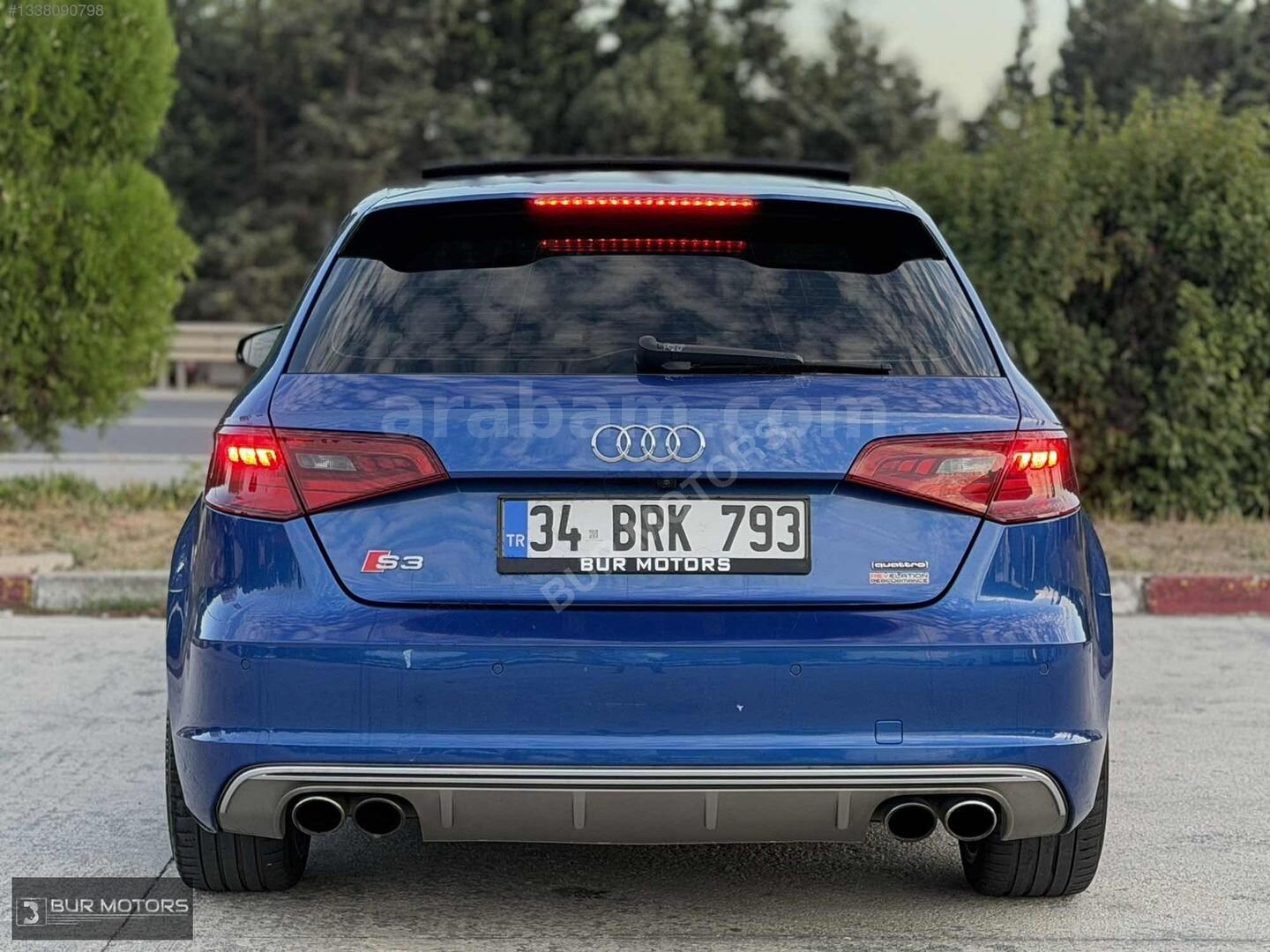 ''BUR'' KREDİ 2015 AUDİ S3 2.0TFSI QUATTRO 34BRK ÖZEL PLK 7