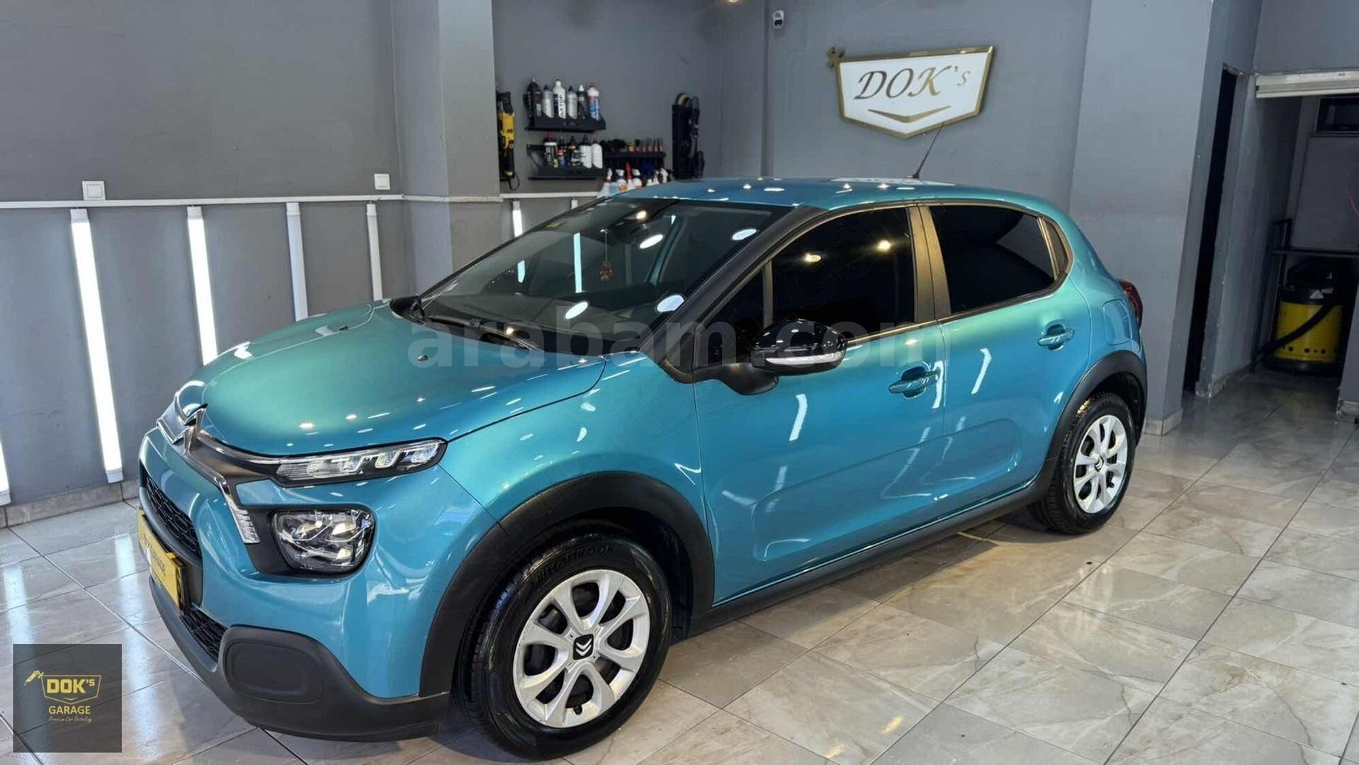 MÜKEMMEL KOZMETİKTE! - Citroen C3 2023 Model 62.000 km Mavi 6