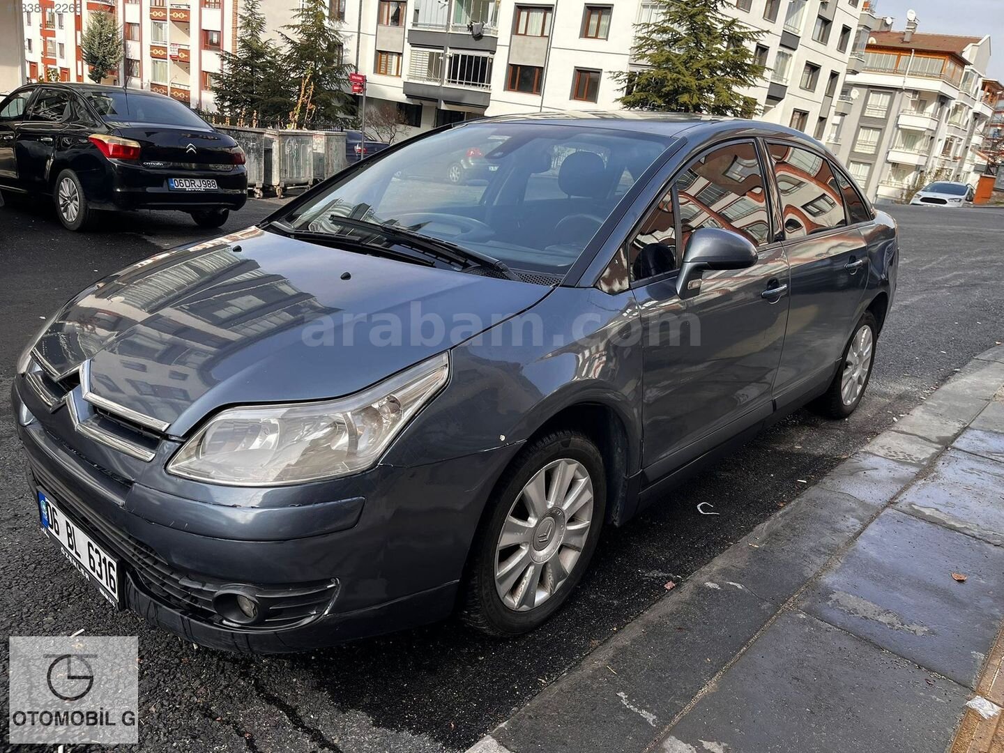 Galeriden Citroen C4 1.6 HDi SX 2008 Model Ankara 197.000 km Gri 3
