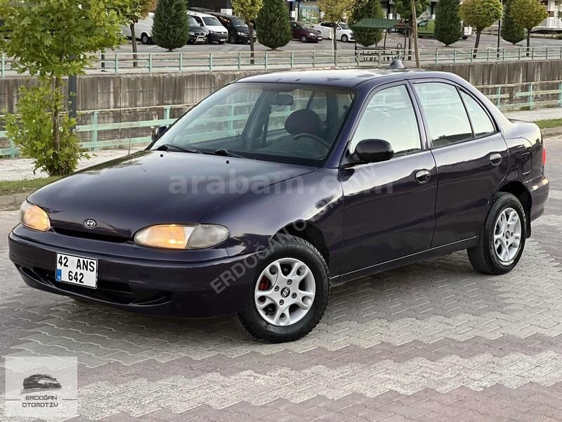 1995 MODEL 1 DEĞİŞENLİ MASRAFSIZ HYUNDAİ ACCENT 1.5 GLS