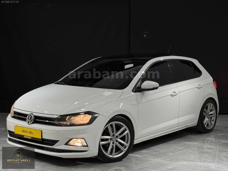 2018 VW POLO HİGHLİNE CAM TAVAN OTOMATİK DÜŞÜK KM BAKIMLARI YENİ 1
