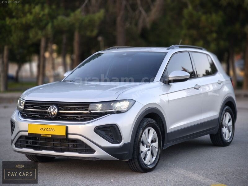 PAY CARS-2025 MODEL VW T-CROSS 1.0.TSI LİFE DSG HATASIZ