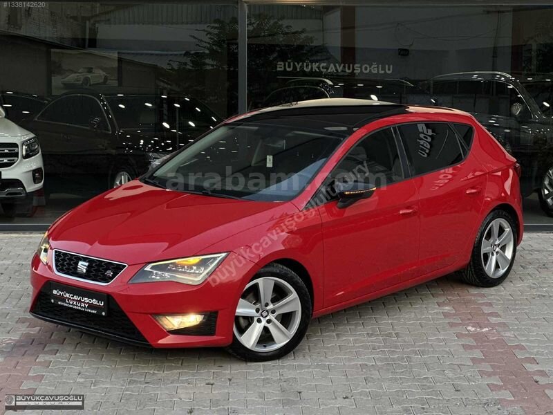 189.000KM HATASIZ LEON 1.4 ECOTSİ 150 HP CAMTAVAN+KIRMIZI+BAKIML