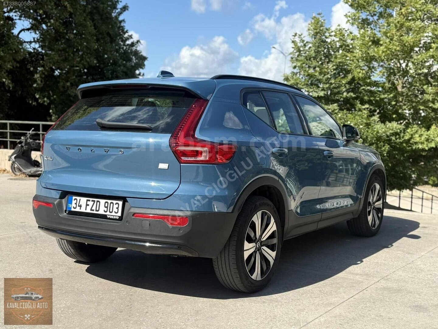 2022 VOLVO XC40 1.5T5 PLUS DARK HATASIZ BOYASIZ TRAMERSİZ 6