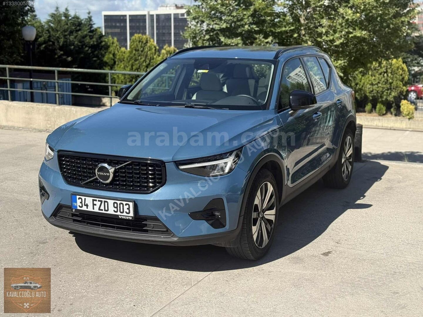 2022 VOLVO XC40 1.5T5 PLUS DARK HATASIZ BOYASIZ TRAMERSİZ 3