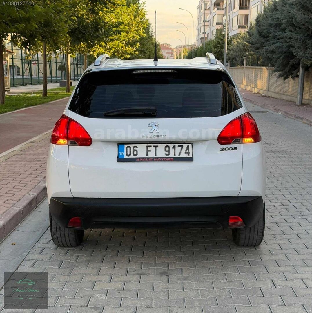 2015 PEUGEOT 2008 HATASIZ BOYASIZ OTOMATİK VİTES 12 TAKSİTLE 6