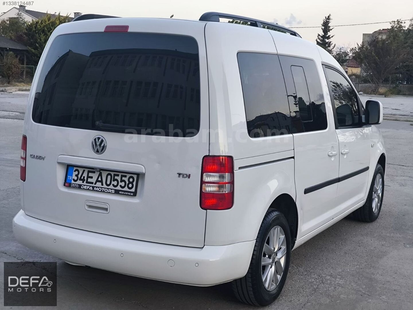 *OTOMOBİL RUHSATLI* 2013 Caddy Comfortline Full Paket Düşük KM 7