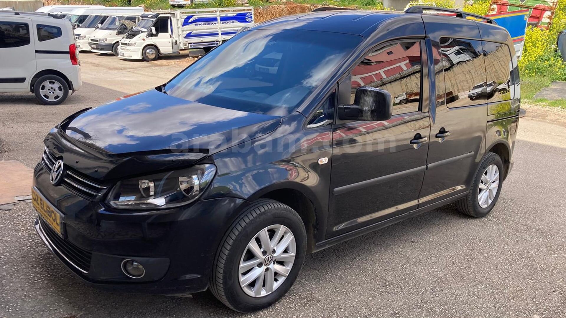 2012 WOLSKWAGEN CADDY 1.6 COMFORTLİNE 102 PS KOLTUKLU OTOMOBİL RUHSAT KREDİ KARTI GEÇERLİ 2