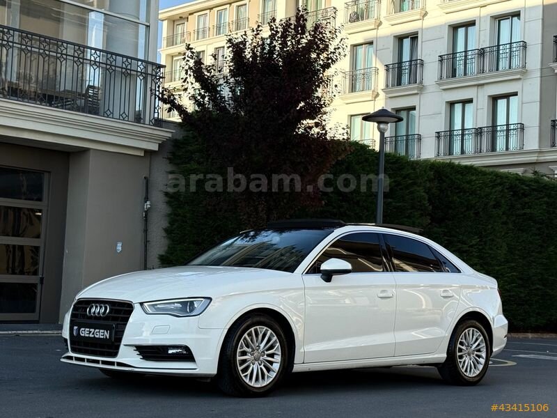 GEZGEN'DEN 2015 AUDİ A3 DİZEL-OTOMATİK -SUNROOF-LED-DERİ-FUL
