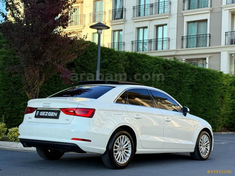 GEZGEN'DEN 2015 AUDİ A3 DİZEL-OTOMATİK -SUNROOF-LED-DERİ-FUL 3