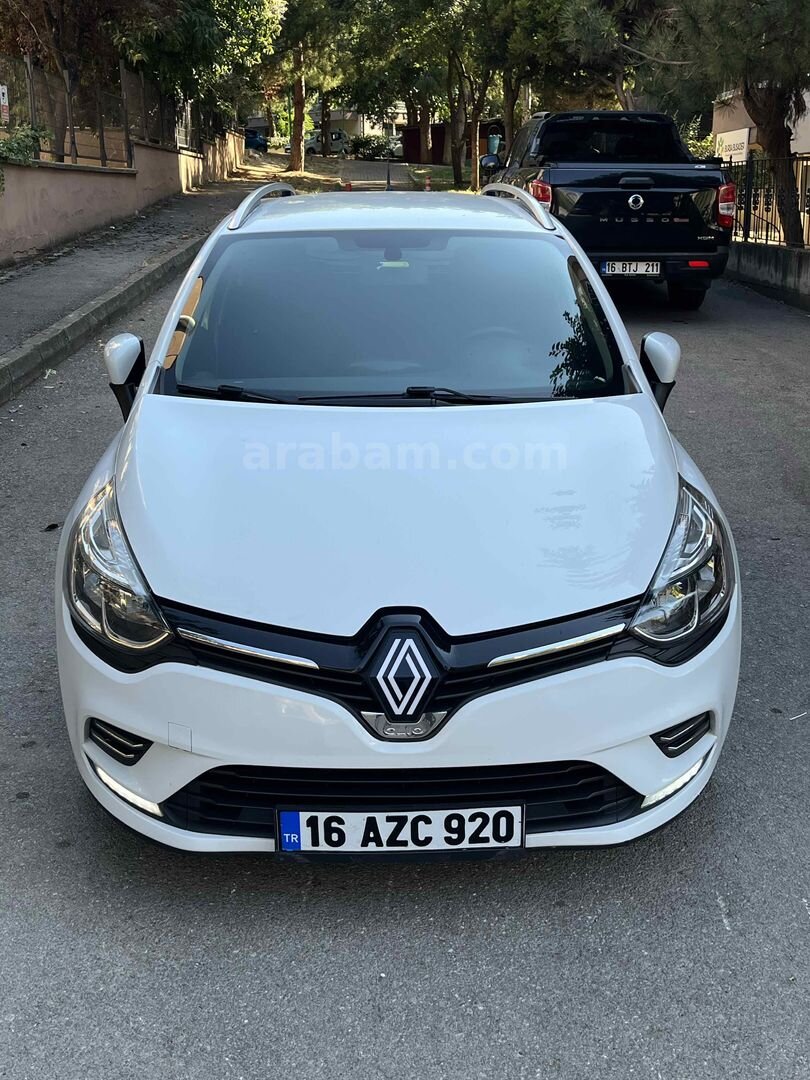 Galeriden Renault Clio 1.5 dCi SportTourer Touch 2019 Model Bursa 195.000 km Beyaz 2