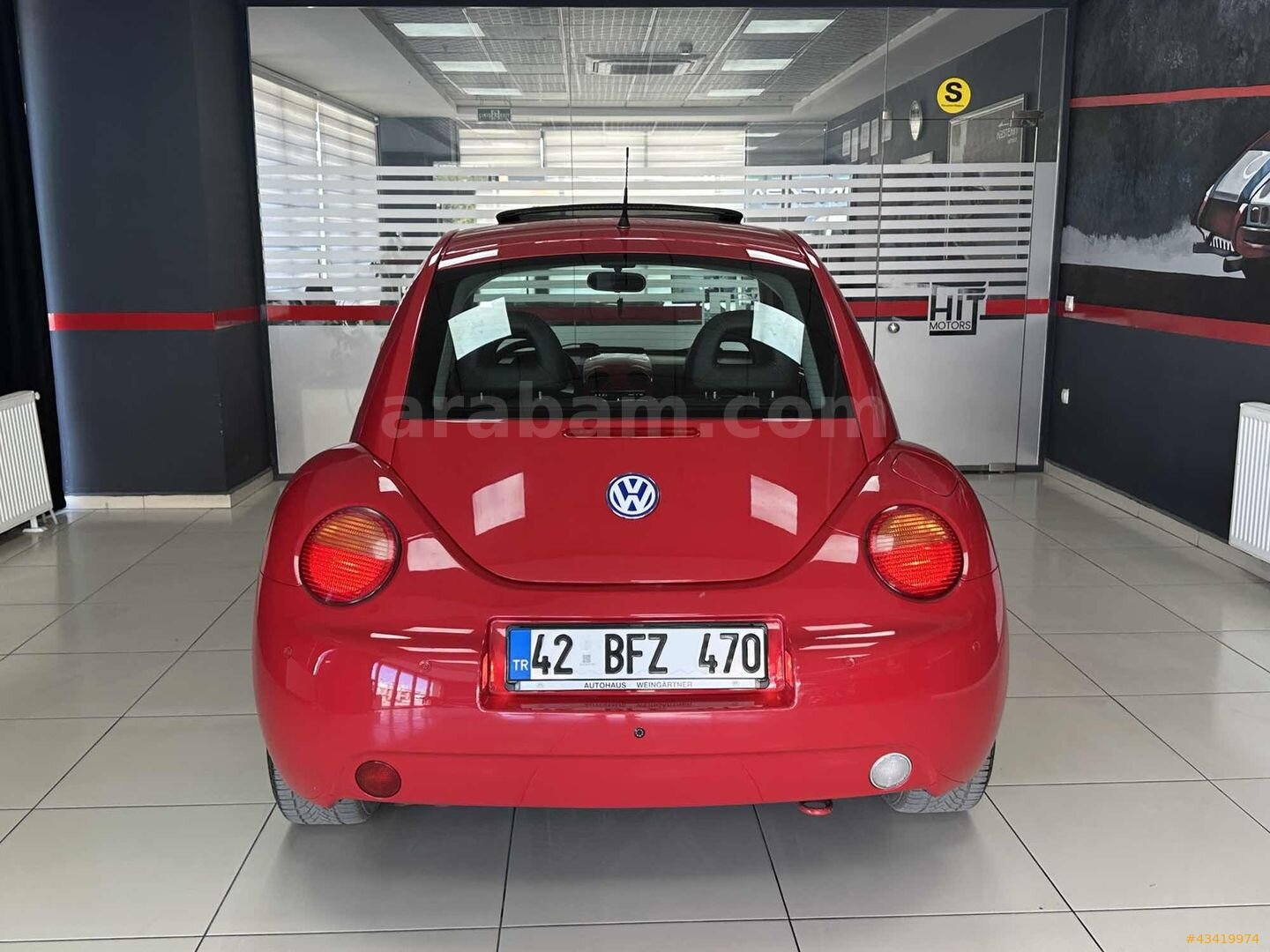 HİT MOTORS- 2002 VW BEETLE 2.3 VR 5 MOTOR 170 HP TR'DE TEK 5