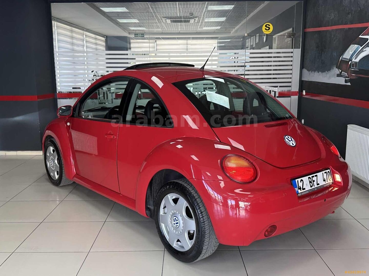 HİT MOTORS- 2002 VW BEETLE 2.3 VR 5 MOTOR 170 HP TR'DE TEK 6
