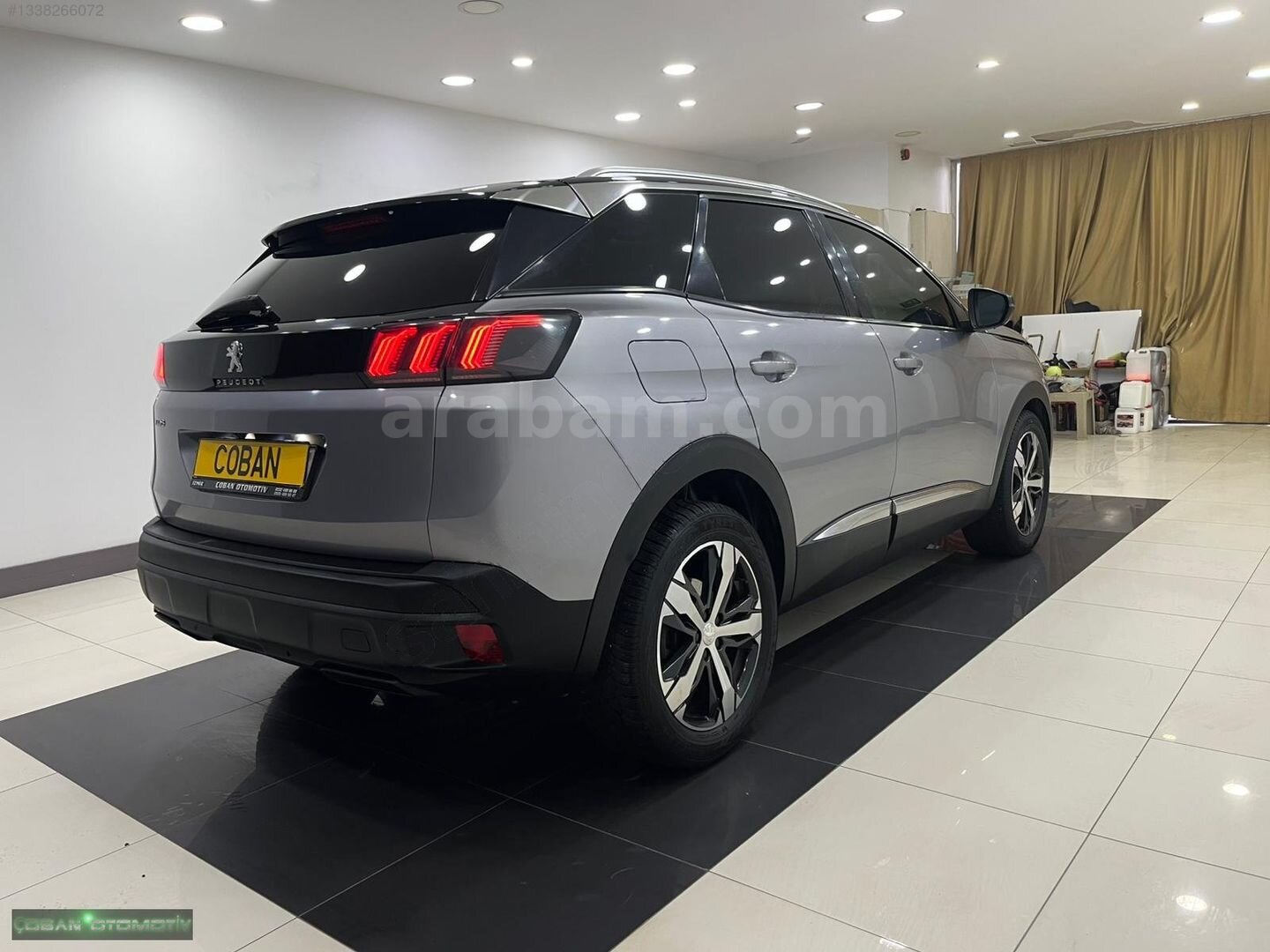 ÇOBAN OTOMOTİV'DEN 2021 PEUGEOT 3008 ALLURE CAM TAVAN 94.000'DE 6