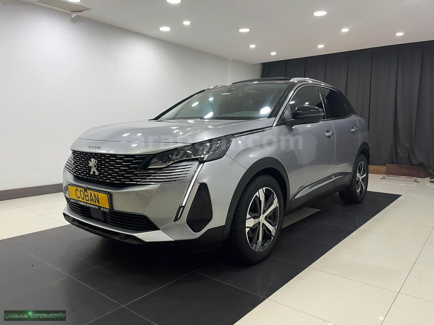 ÇOBAN OTOMOTİV'DEN 2021 PEUGEOT 3008 ALLURE CAM TAVAN 94.000'DE 2
