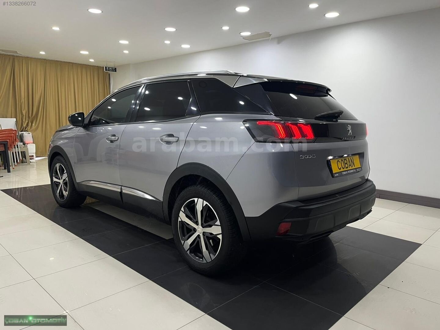 ÇOBAN OTOMOTİV'DEN 2021 PEUGEOT 3008 ALLURE CAM TAVAN 94.000'DE 4