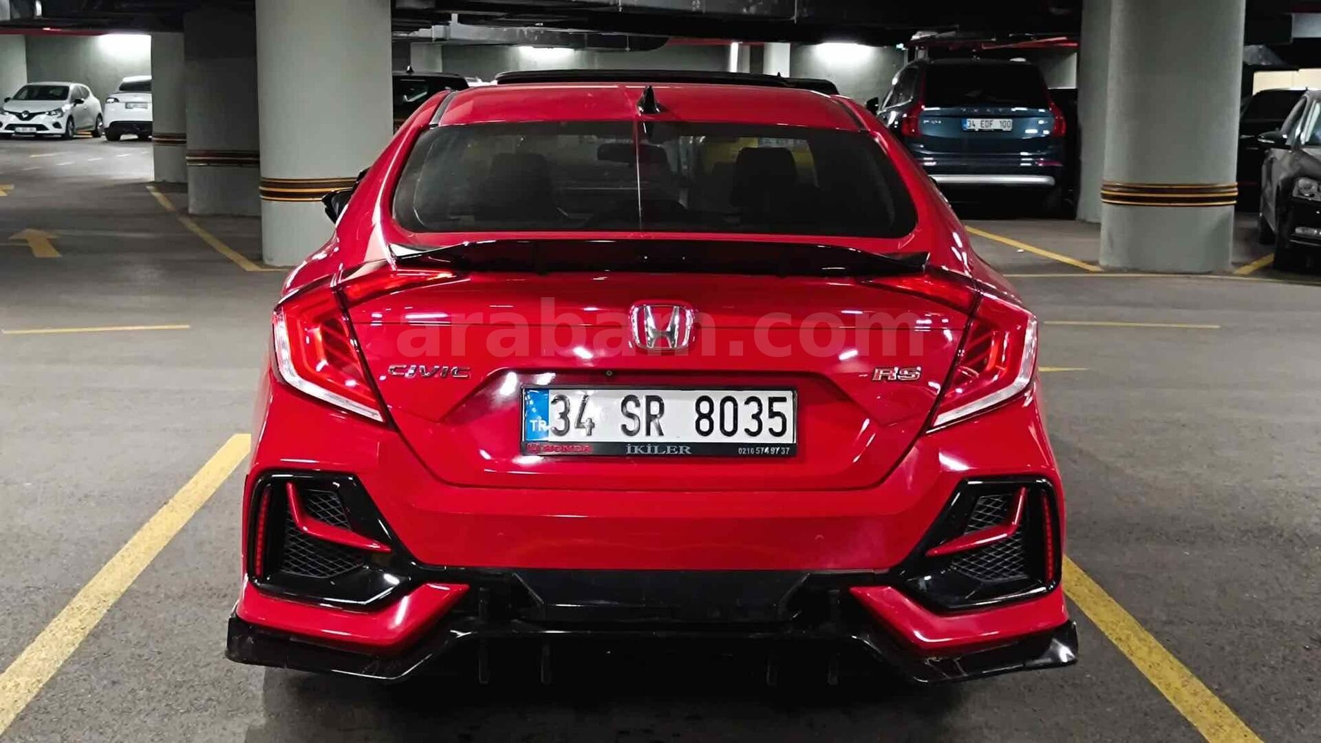Galeriden Honda Civic 1.5 i-VTEC RS 2017 Model İstanbul 115.000 km Kırmızı 5
