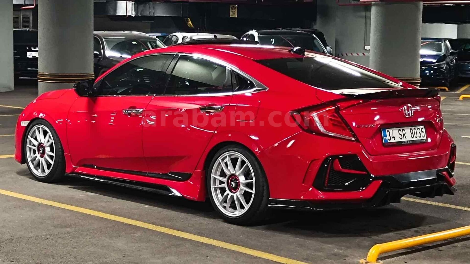 Galeriden Honda Civic 1.5 i-VTEC RS 2017 Model İstanbul 115.000 km Kırmızı 4